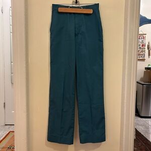 Blue Vintage wide leg pants. Fit a size 23 -